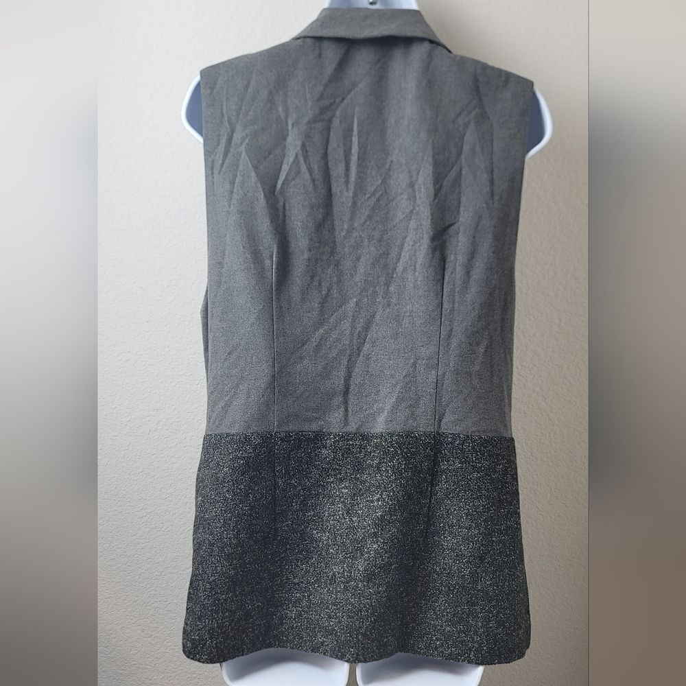 Cabi Over The Moon Grey Single Button Vest - image 6
